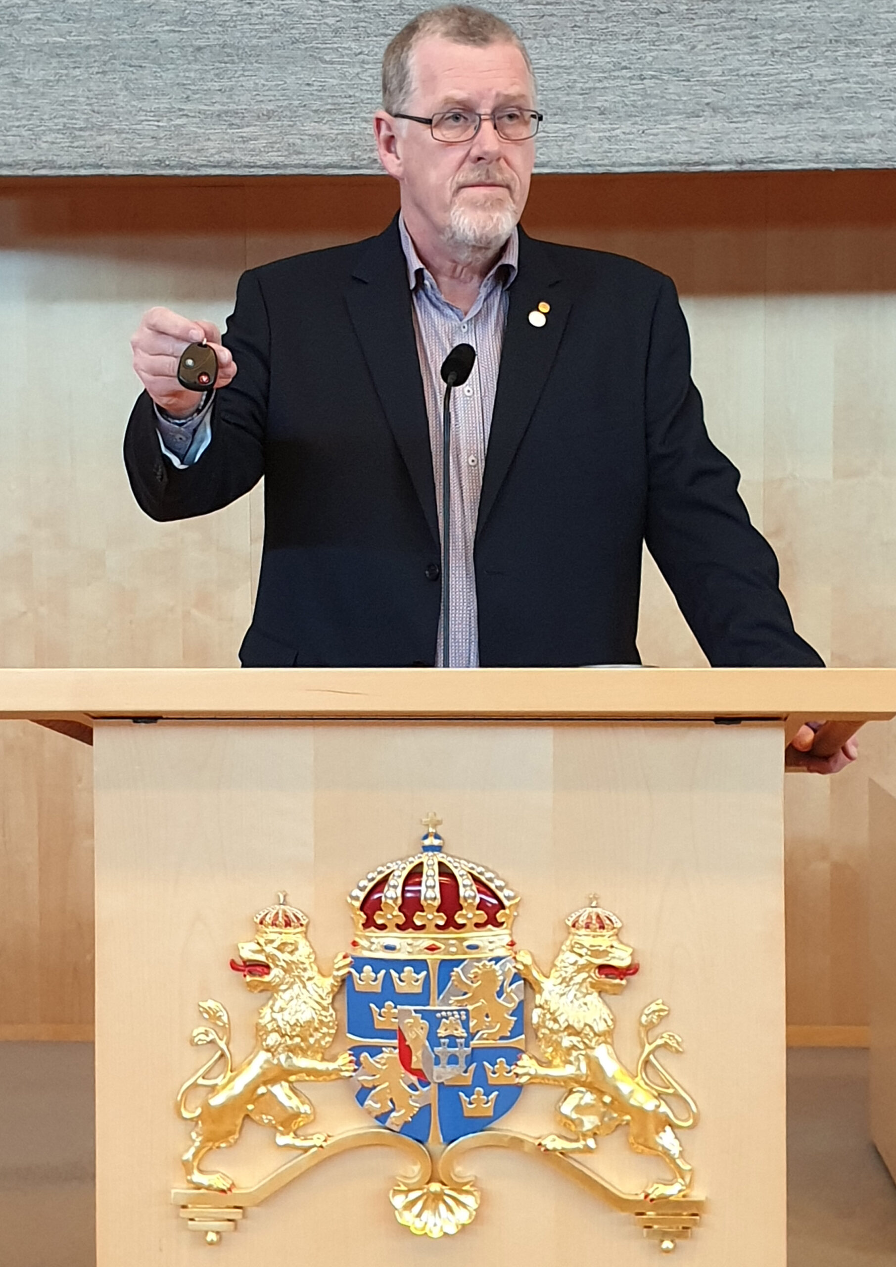Thomas Morell (SD) tog till