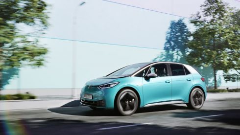 Pressfoto: Volkswagen ID.3, Continental Däck Sverige