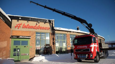 Inlandstågs nya lastbil, med längre och större kran möjliggör ännu effektivare bärgningar på järnväg.