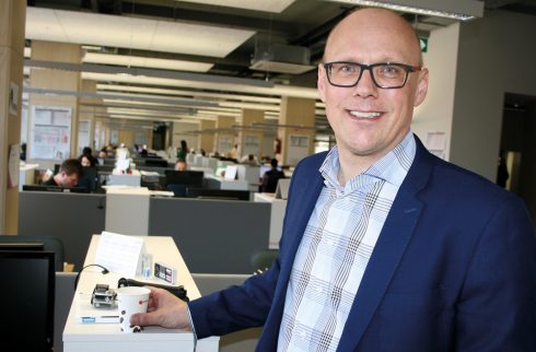Kristian Kaas Mortensen hoppas på stort deltagande i eventet och att många ansluter sig till Carrier Visibility Operation Center som är helt kostnadsfritt för åkerierna. Foto: Heidi Bodensjö, arkiv