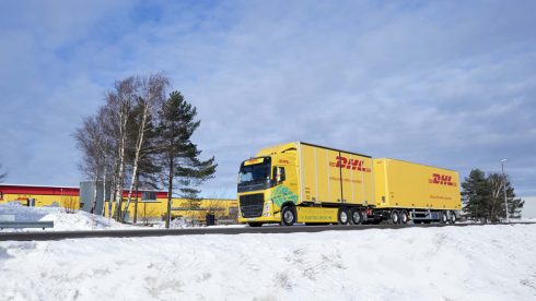 Tyst och utsläppsfri. Den elektriska lastbilen på 60 ton kommer vara på plats i Sälen och Mora under Vasaloppet.