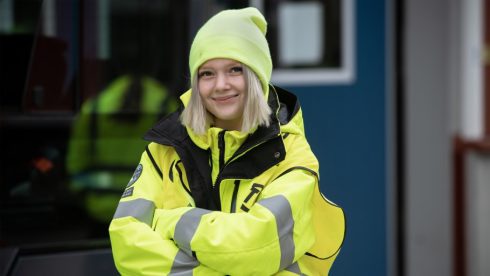 Andelen tjejer på transportutbildningen fortsätter att öka. Foto: Mikael Enbom.