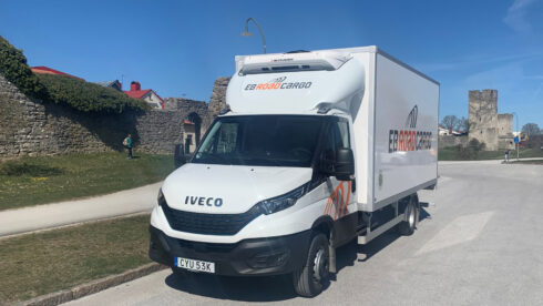 EB Road Cargo fortsätter att satsa på biogasbilar. Med leveransen av de nya Iveco Daily gör att man numera har 13 bilar från Iveco i fordonsflottan.